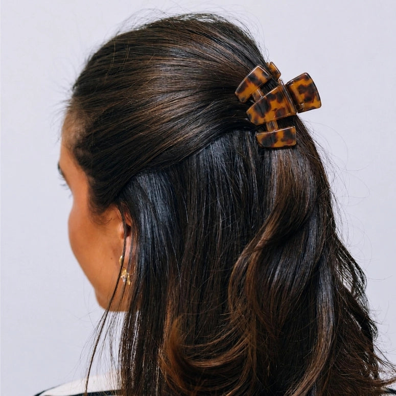 Teleties Classic | Tortoise | Petite Hair Clip