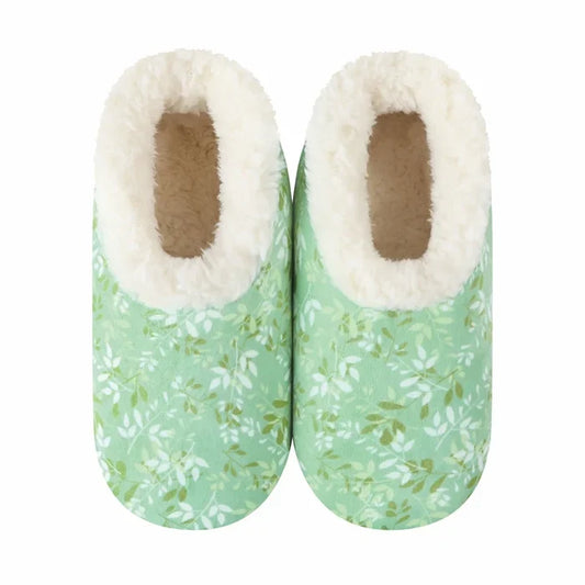 Snoozies! Women's Autumn Meadow Slippers-Ferns