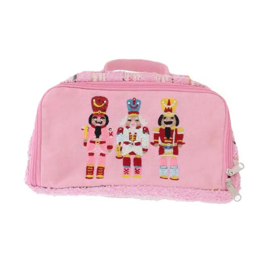 Jane Marie Whimsy Nutcracker Embroidered Zipper Pouch