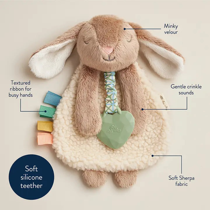 Itzy RItzy Taupe Bunny Itzy Friends Lovey™ Plush