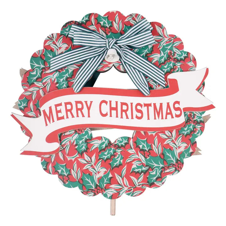 Glory Haus Merry Christmas Wreath Topper