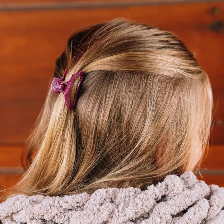Teleties Open Mulberry Tiny Hair Clip