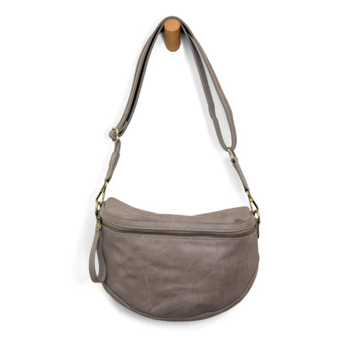 Joy Susan Laura Contrast Strap Sling Belt Bag - Shiitake