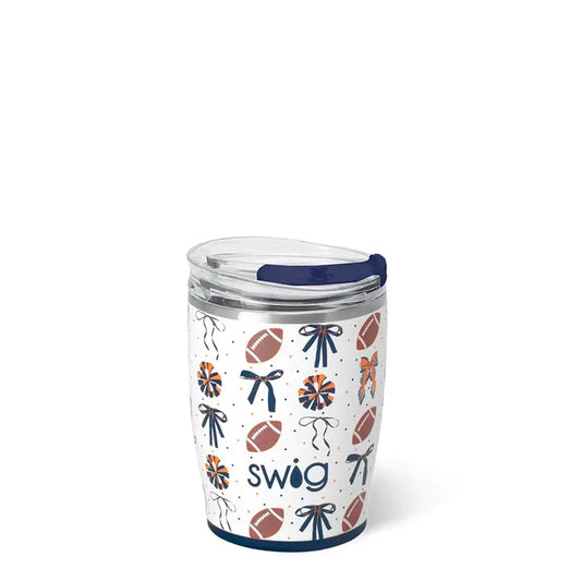 Swig Life We've Got Spirit Navy + Orange Tumbler 12oz