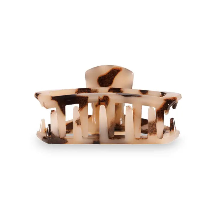 Teleties Open Hair Clip | Tiny | Blonde Tortoise
