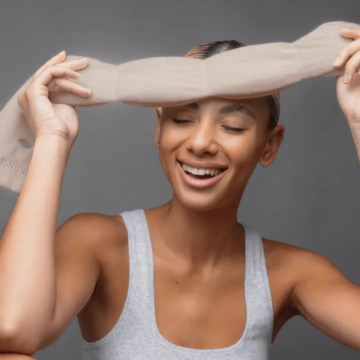 nodpod Latte Weighted Sleep Mask - Eye Mask