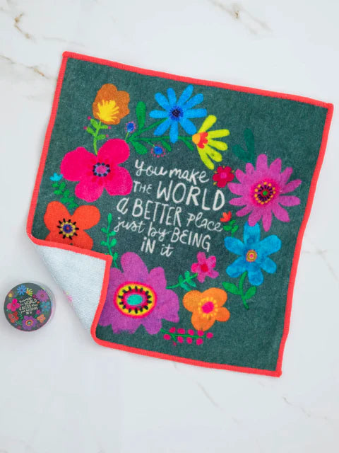 Natural Life So Soft Expanding Washcloth-You Make The World Better