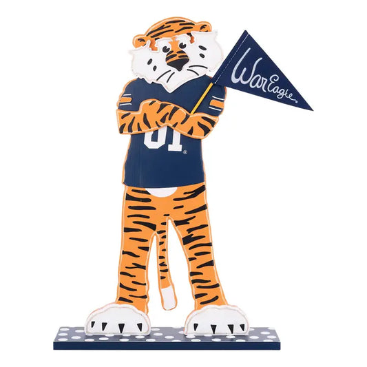 Glory Haus Aubie Wooden Mascot