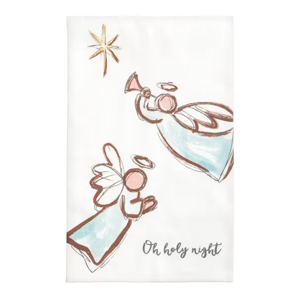 MUD PIE ANGELS POPLIN HAND TOWEL