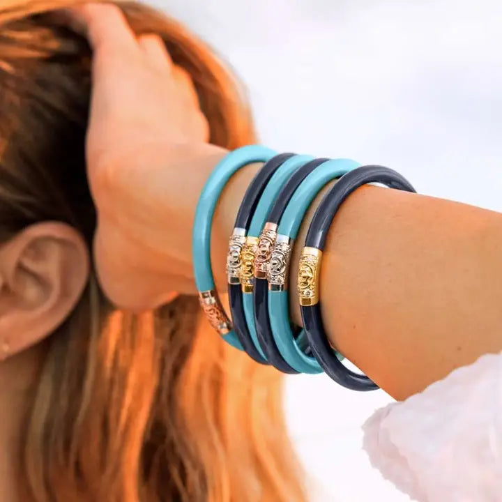 BuDhaGirl Three Kings All Weather Bangles® (Awb®) - Navy-Medium