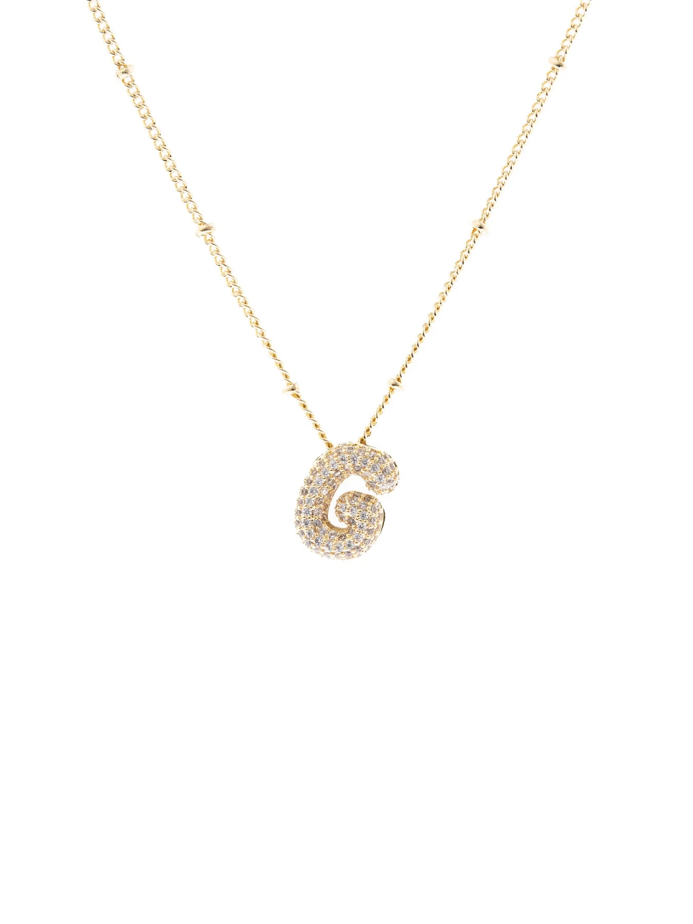 Michelle McDowell Chloe Luxe Initial Necklace-G