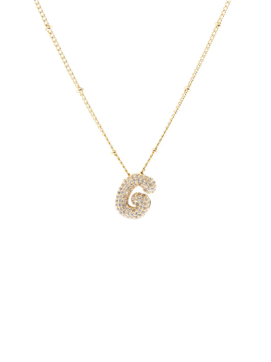 Michelle McDowell Chloe Luxe Initial Necklace-G
