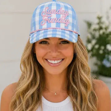 Sunday Funday Gingham Hat