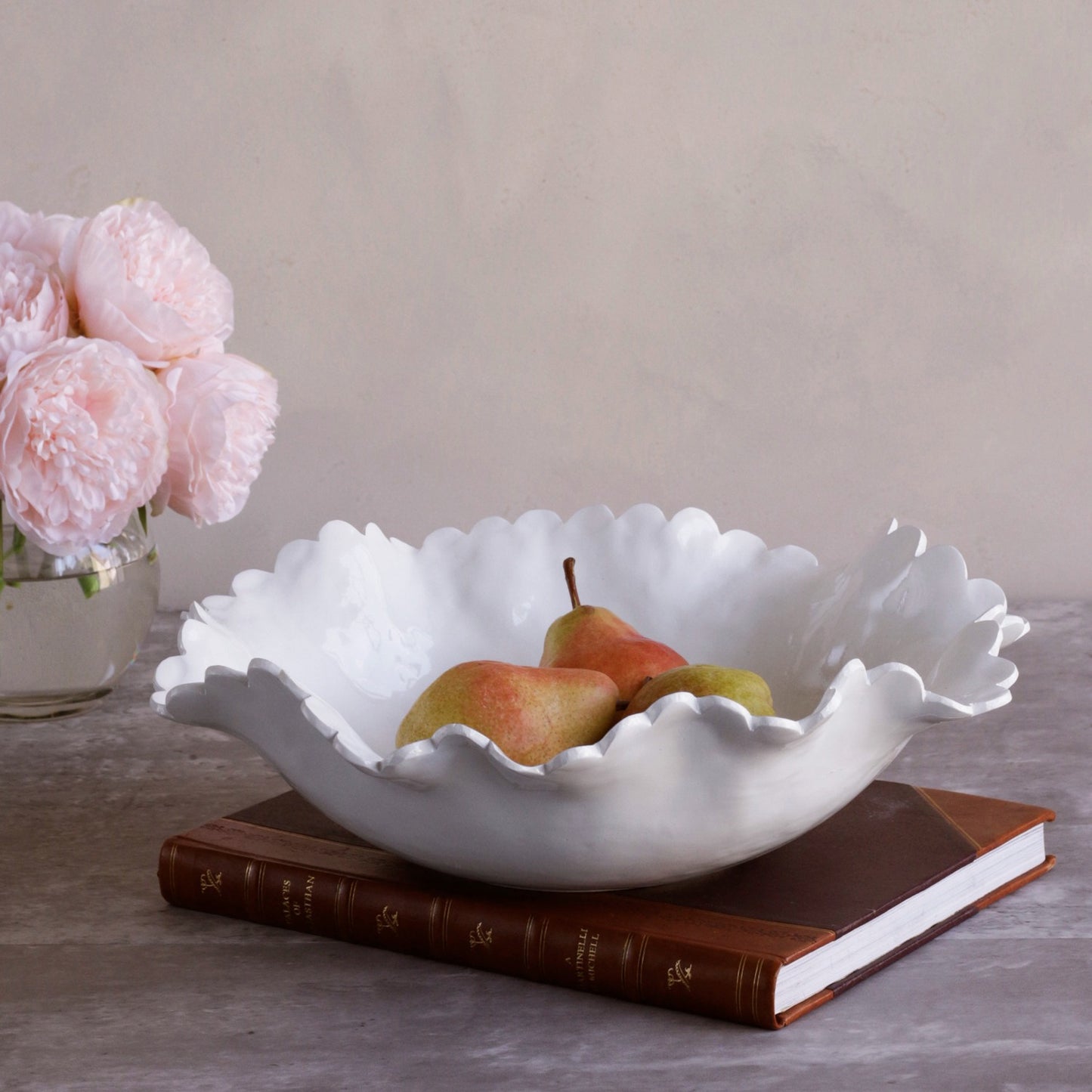 BEATRIZ BALL VIDA Colette Large Bowl (White) (3317)