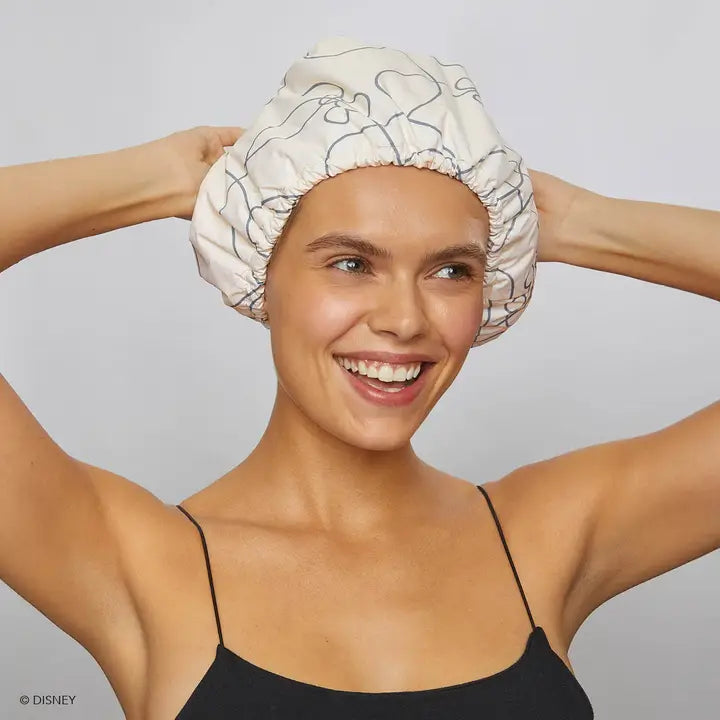 Kitsch Mickey & Minnie X Kitsch Satin Lined Flexi Shower Cap