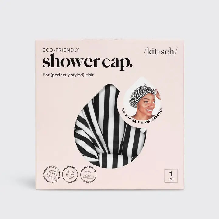 Kitsch Luxury Shower Cap - Stripes
