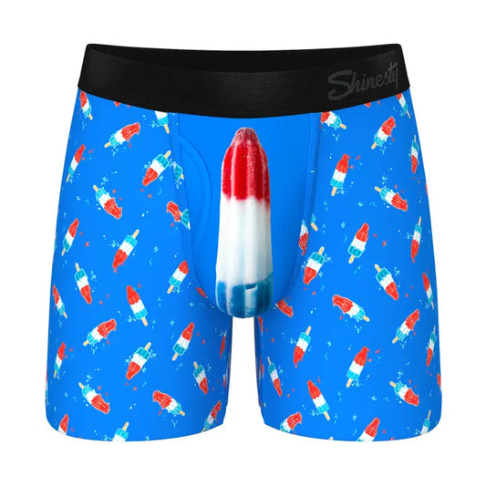 Shinesty The Popsicle Stick Apex | USA Popsicle Ball Hammock® Pouch Underwear with Fly
