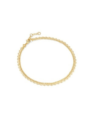 KENDRA SCOTT MALLORY ROSE ANKLET GOLD