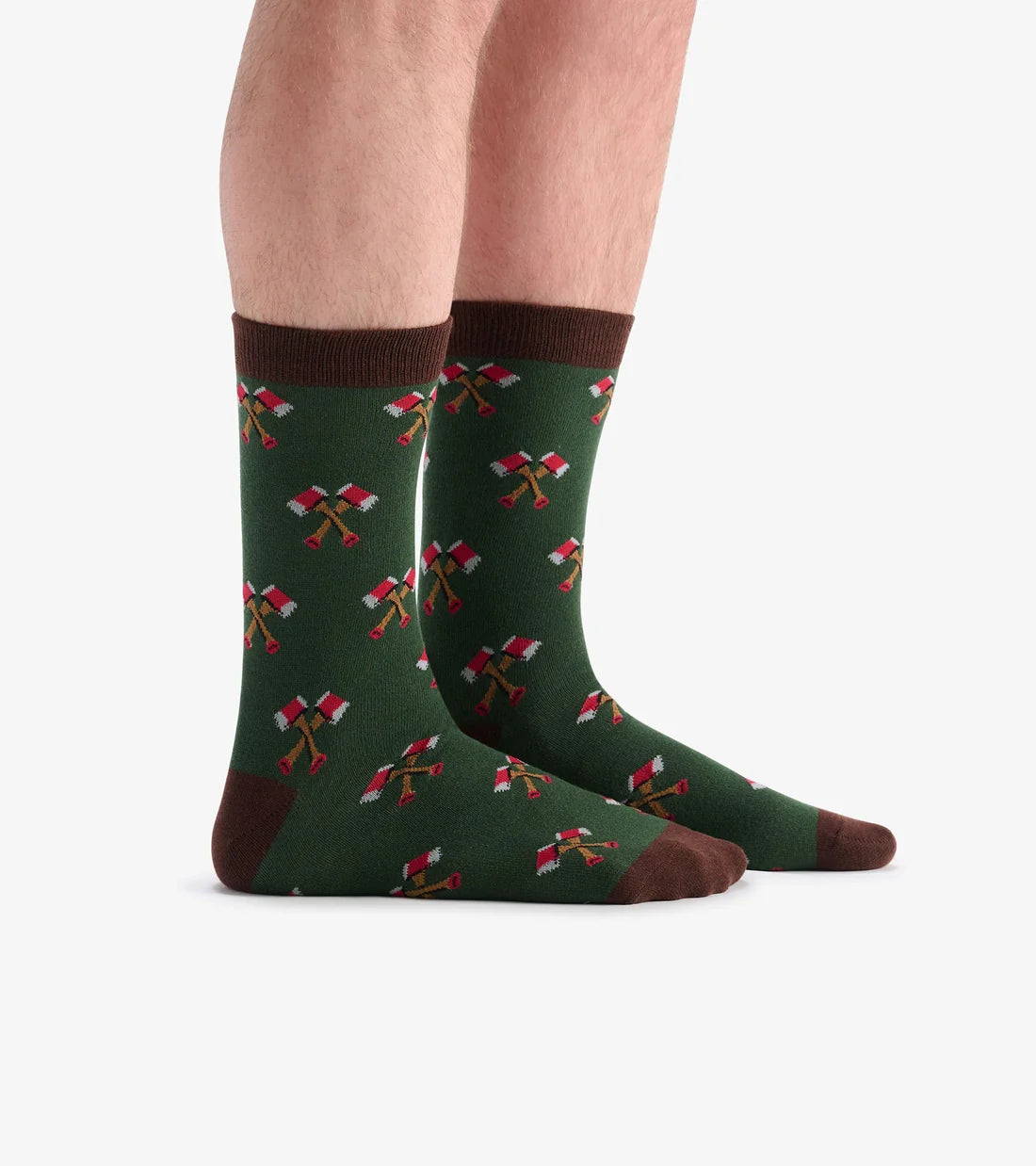 little BLUE HOUSE Men's Woodcutters Ale Beer Can Socks