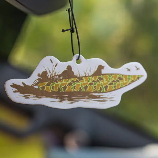 Scent South Duck Boat - Air Freshener - Black Ice Scent.