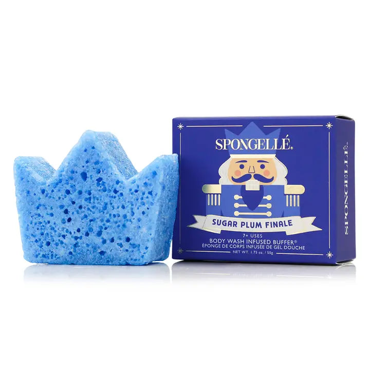 Spongelle Sugar Plum Finale Nutcracker Holiday Body Buffer