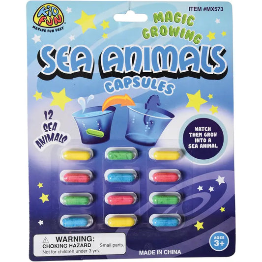 Magic Grow Sea Animal Capsules 12-unit Case Pack
