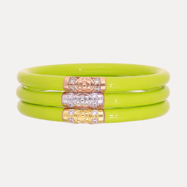 BuDhaGirl Three Kings All Weather Bangles® (Awb®) - Wasabi