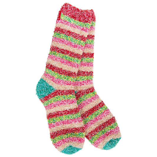 World's Softest Socks Holiday Multi Crew-Holiday Multi