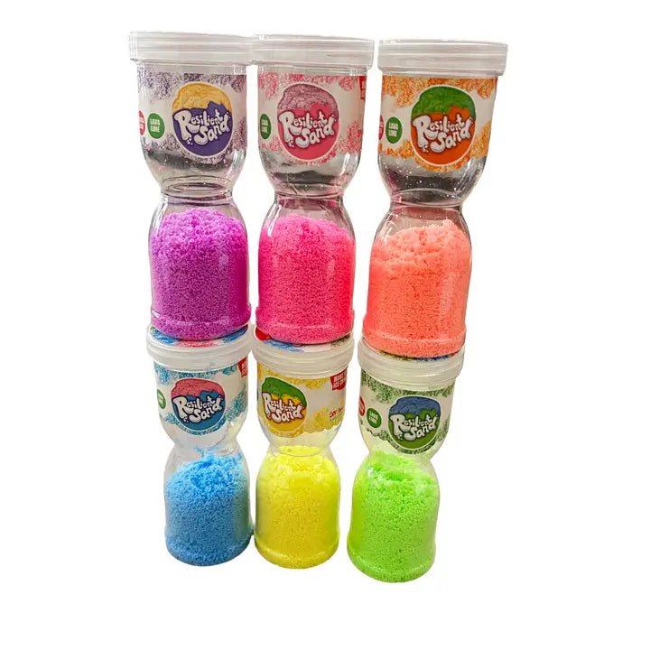 Resilient Sand Hourglass Play Set – Moldable Sensory Sand