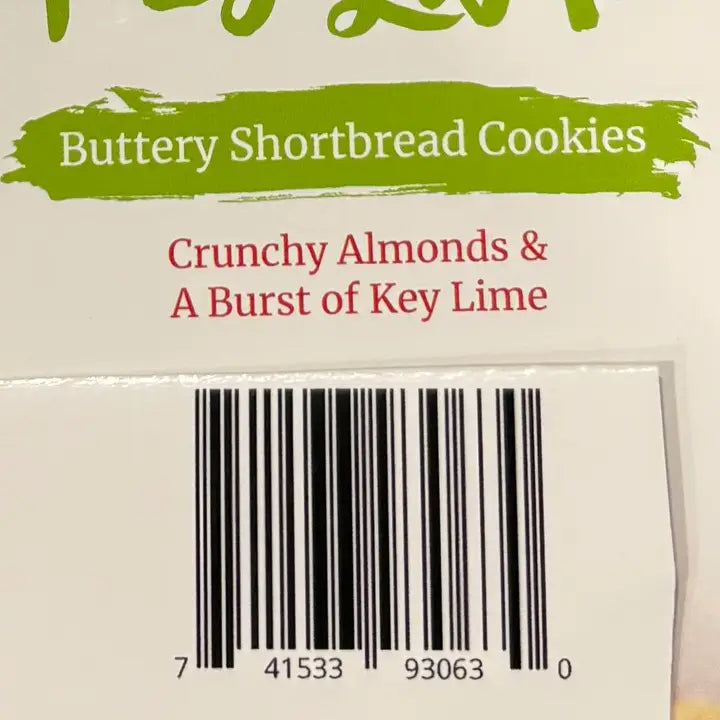 Watanut Key Lime Shortbread Box