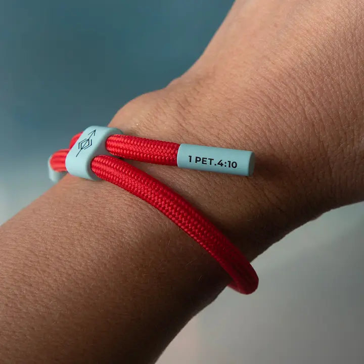 THE PRAYER I SHARE Use Your Gift Christian Cord Bracelet | Christian Athletes