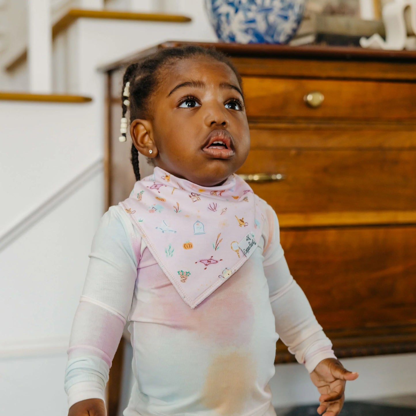 Copper Pearl Disney Princess Baby Bandana Bibs