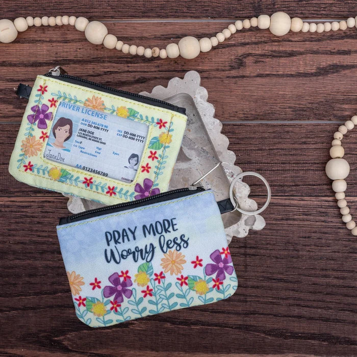 ID HOLDER: PRAY MORE WORRY LESS