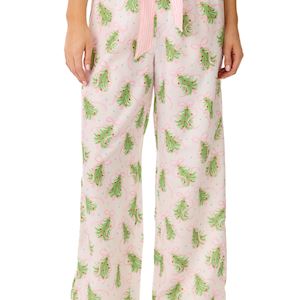 Mud Pie Bow Tree Pajama Pants