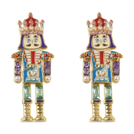 Amanda Blu Gold Cz Nutcracker