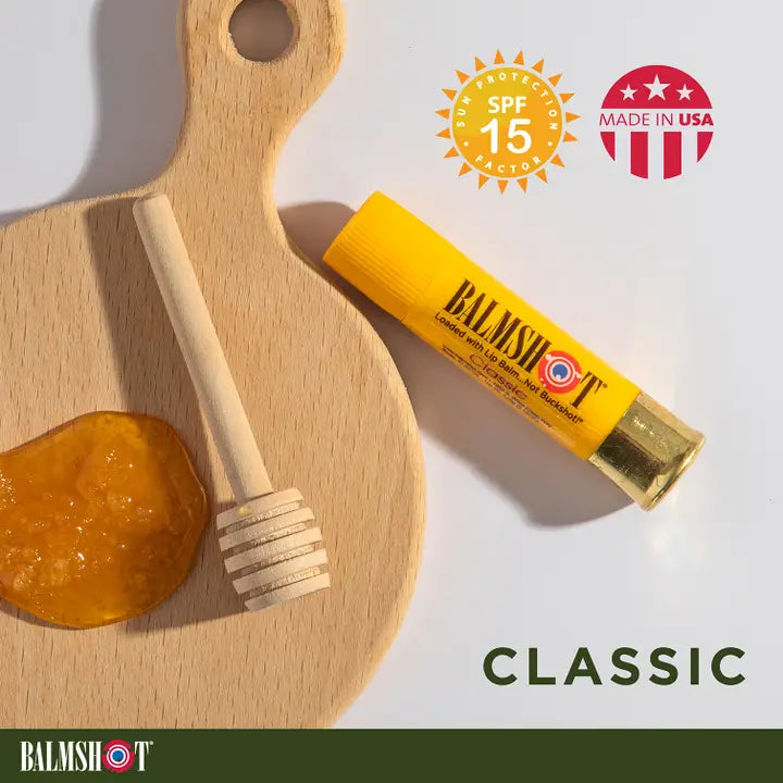 BALMSHOT Classic Beeswax Lip Balm