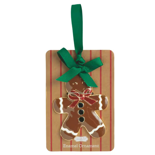 MUD PIE GINGERBREAD ENAMEL ORNAMENT