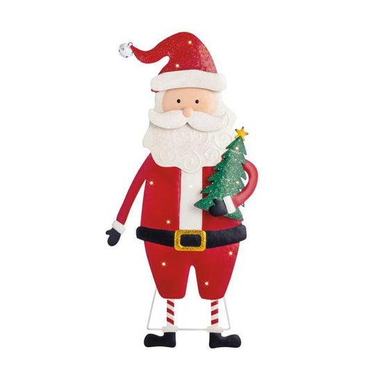 MUD PIE LIGHT UP SANTA SITTER