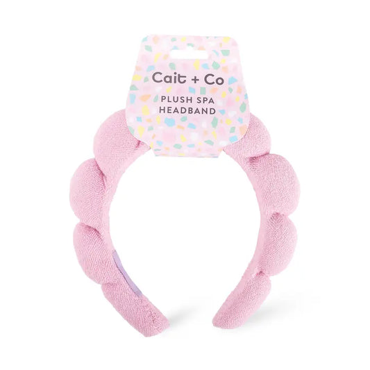 Cait + Co Plush Spa Headband - Amethyst | Gem Collection