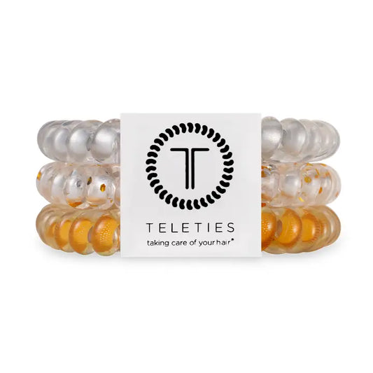 Teleties Spiral Hair Coils | Small | Starstruck Hair Ties