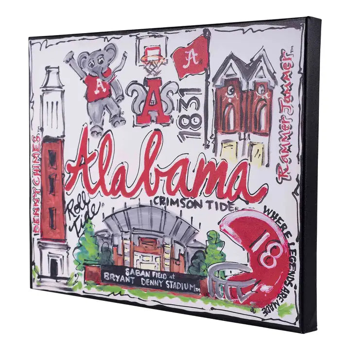 Glory Haus Alabama Landmark Canvas