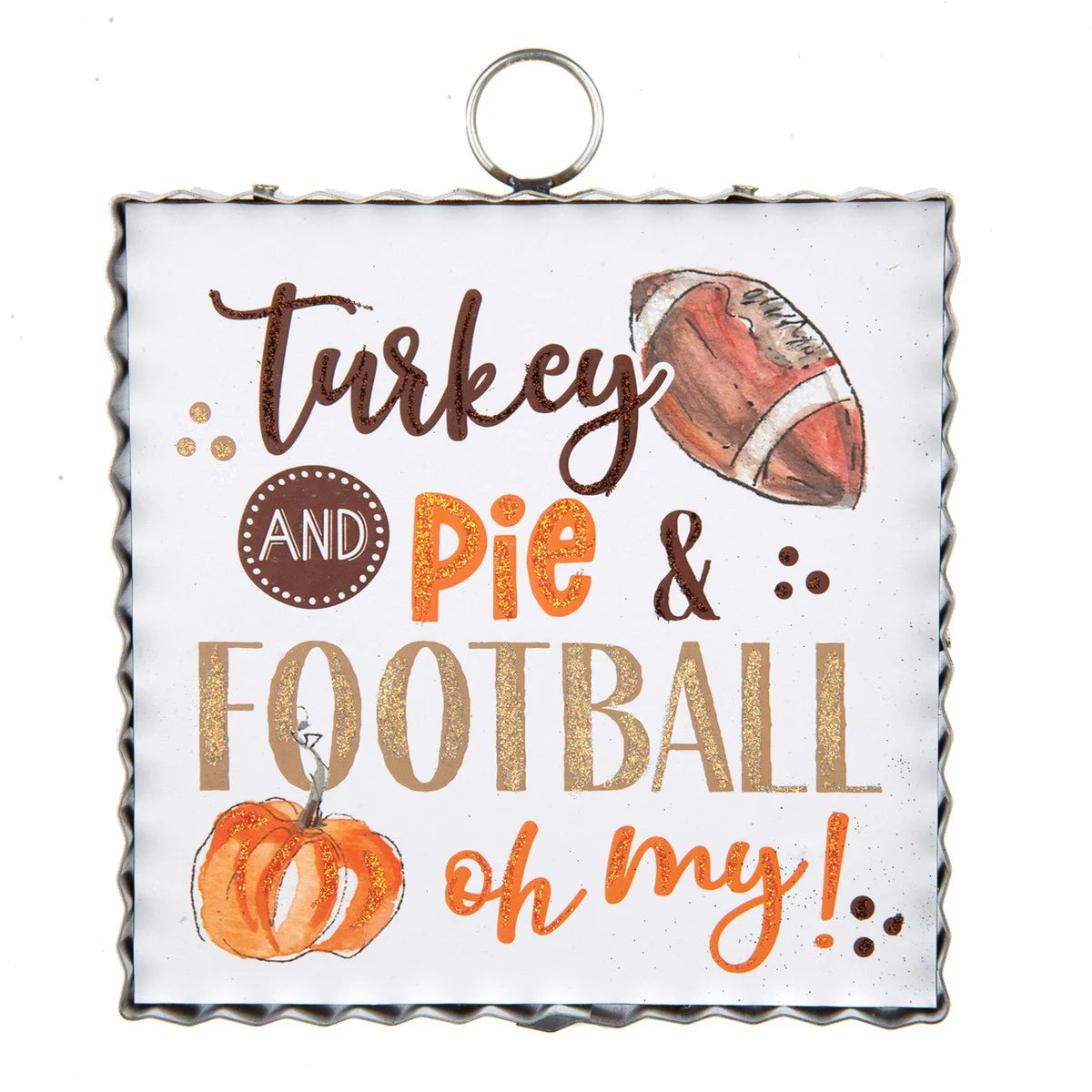 The Round Top Collection Mini Beck's Turkey Pie - Fall - Mini-Art