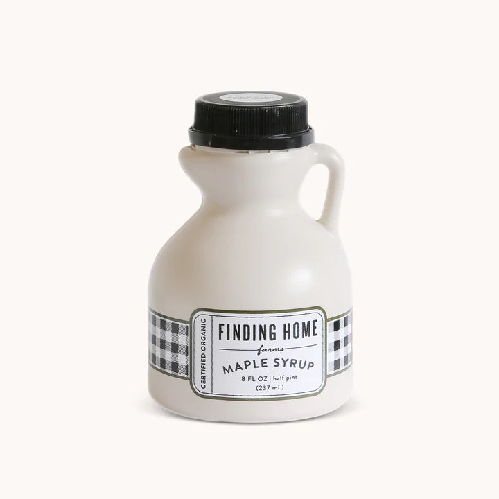 Finding Home Farms 100% Pure Organic Maple Syrup - Decorative Plastic Jugs