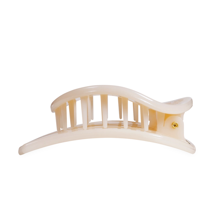 Teleties Almond Beige | Large | Flat Circle Hair Clip