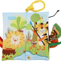 Bebe Mondo Tails Cloth Book Jungle with Teether