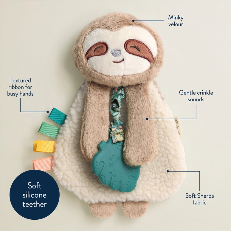 Itzy Ritzy Friends Lovey™ Plush-Peyton the Sloth