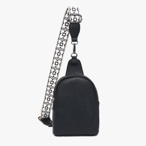 JEN & CO ELLEN SLING BAG-BLACK