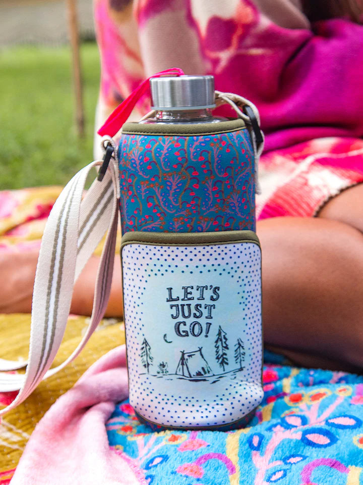 Natural Life Insulated Water Bottle Carrier - Let's Just Go