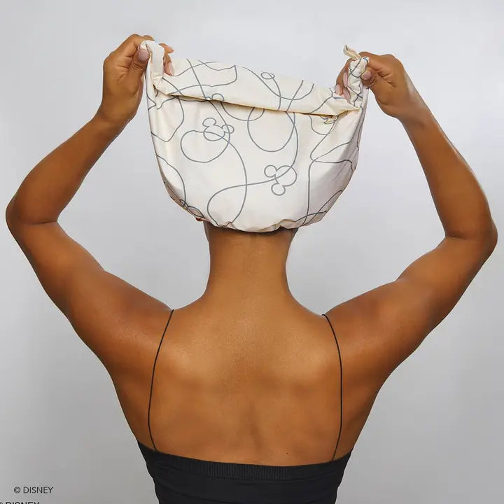 Kitsch Mickey & Minnie X Kitsch Satin Lined Flexi Shower Cap