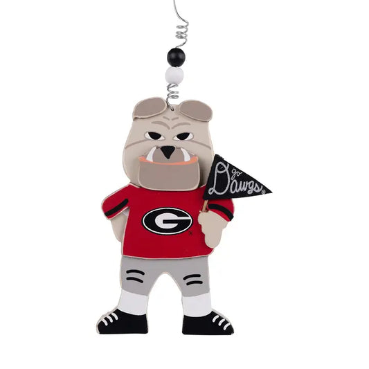 Glory Haus Hairy Dog Wooden Mascot Ornament